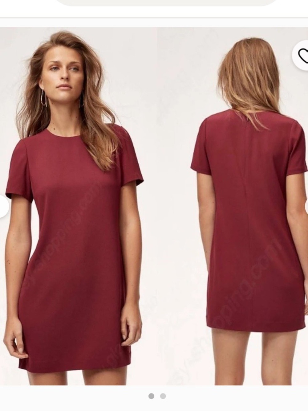 Babaton Patricio  Short-Sleeve Shift Mini Dress size 4